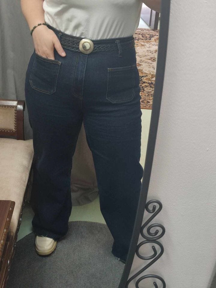 calça cinta subida azul escuro 1